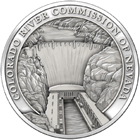 The Colorado River Commission silver logo
